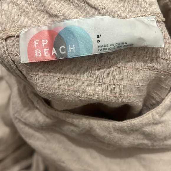 Free People Babydoll Dress in Oatmeal - Picture 3 of 3